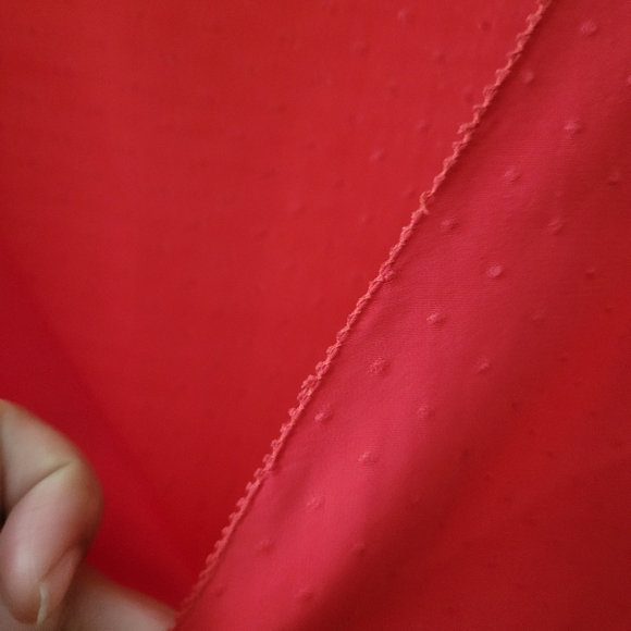 Red Rachel Roy V-neck Top - Picture 12 of 12